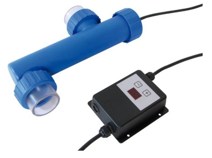 Ionizátor vody v bazénu Blue Lagoon digitální