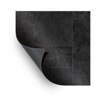 Těžká folie do bazénu AVFOL Relief 3D Black Marmor Tiles role 1,65m x 20bm
