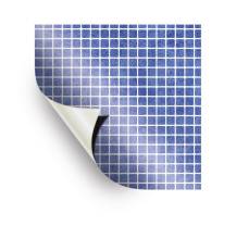 Těžká folie do bazénu AVFOL Relief 3D Mozaika Light Blue role 1,65m x 20bm